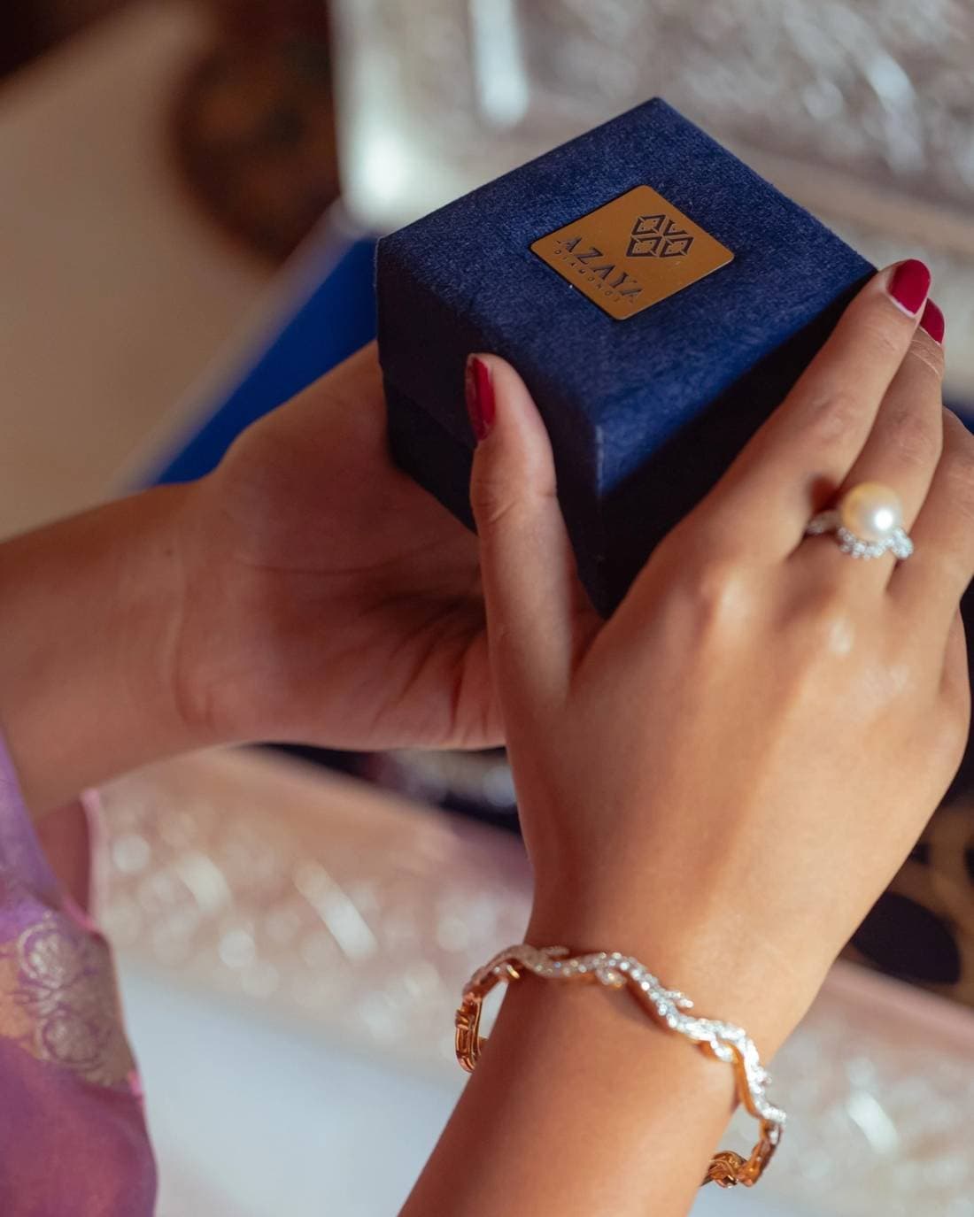 Azaya Diamonds luxury brand identity by Buzzketing, image 3
